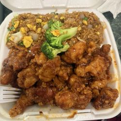 Won-Ton - General tso w rice