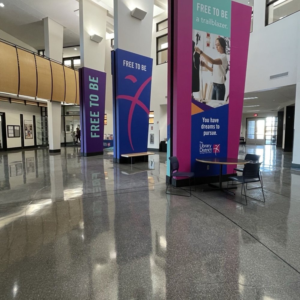 Sahara West Library - Entrance Lobby area - Libraries Near Me - Las Vegas, Nevada