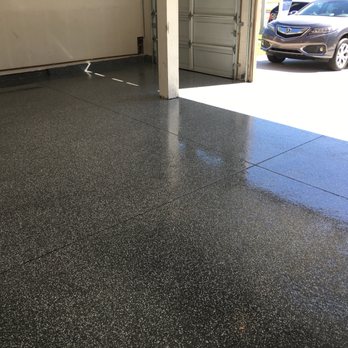 The Epoxy Garage Guy - You can see how nice and shinny the garage floor is. - Flooring Near Me