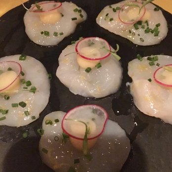 Ham & Sherry - scallops ceviche - incredibly acidic - Spanish Near Me - Hong Kong, HK Ham & Sherry - scallops ceviche - incredibly acidic - Spanish Near Me - Hong Kong, HK