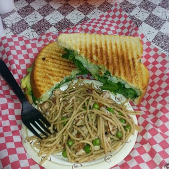 Halletts Market & Cafe - Green goddess with a pasta salad $8.99 - Coffee & Tea Near Me - Spokane Valley, Washington