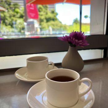 NM Café - Warm chicken broth starters. - New American Near Me - Las Vegas, Nevada