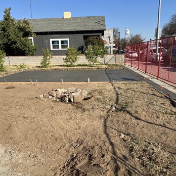 Cristobal Concrete Construction LLc - front pad for modern cedar green house - Masonry/Concrete Near Me Cristobal Concrete Construction LLc - front pad for modern cedar green house - Masonry/Concrete Near Me