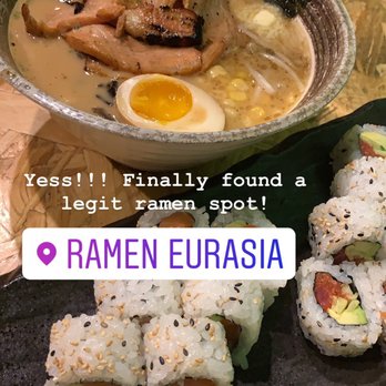 EurAsia Ramen - Miso Ramen, Phili and Spicy Tuna roll. - Ramen Near Me - Cedar Park, Texas EurAsia Ramen - Miso Ramen, Phili and Spicy Tuna roll. - Ramen Near Me - Cedar Park, Texas