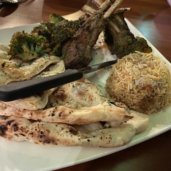 Spice Palette Indian Cuisine - Lamb chops, Vegetable Biryani, broccoli and garlic Naan! - Indian Near Me - Mount Pleasant, South Carolina Spice Palette Indian Cuisine - Lamb chops, Vegetable Biryani, broccoli and garlic Naan! - Indian Near Me - Mount Pleasant, South Carolina