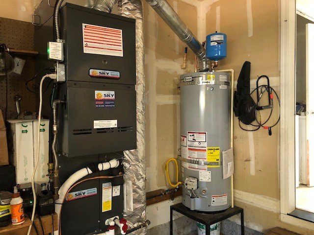 Slide of Sky Heating, AC, Plumbing & Electrical