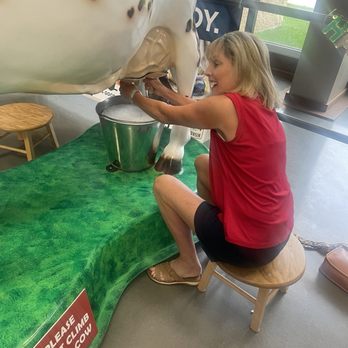 Farm Wisconsin Discovery Center - You can "milk the cow", just "Please don't climb on the cow." - Museums Near Me - Manitowoc, Wisconsin Farm Wisconsin Discovery Center - You can "milk the cow", just "Please don't climb on the cow." - Museums Near Me - Manitowoc, Wisconsin