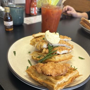 The Rhody Hen Cafe - Chicken n waffles - Breakfast & Brunch Near Me - North Providence, Rhode Island
