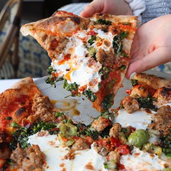 Marzano - Spicy Spicy House Fennel Sausage Pizza - Italian Near Me - Oakland, California Marzano - Spicy Spicy House Fennel Sausage Pizza - Italian Near Me - Oakland, California
