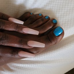 Full set and pedi