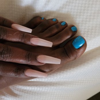 Nail Bar 66 - Full set and pedi - Nail Salons Near Me - Springfield, Illinois