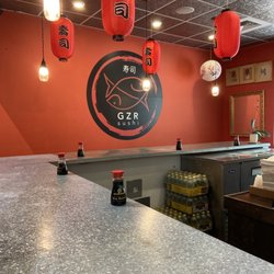 The eating area