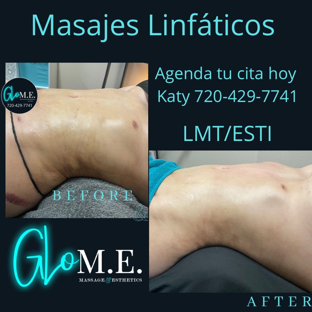 GLO ME Massage & Esthetics Logo