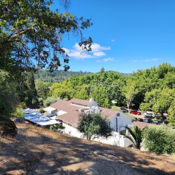 Indian Springs Resort - View over Sam's social club - Day Spas Near Me - Calistoga, California Indian Springs Resort - View over Sam's social club - Day Spas Near Me - Calistoga, California