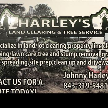 Harley's Land Clearing And Tree Service - business card - Landscaping Near Me Harley's Land Clearing And Tree Service - business card - Landscaping Near Me