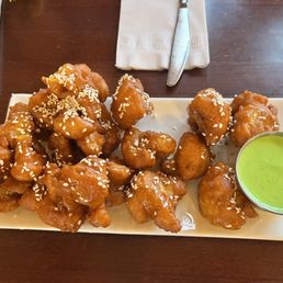 Honey sesame cauliflower Honey sesame cauliflower