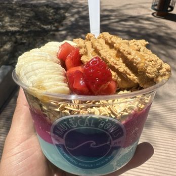 Nautical Bowls - Cruiser Sunrise Bowl - 16 oz w PB - Acai Bowls Near Me - Scottsdale, Arizona Nautical Bowls - Cruiser Sunrise Bowl - 16 oz w PB - Acai Bowls Near Me - Scottsdale, Arizona