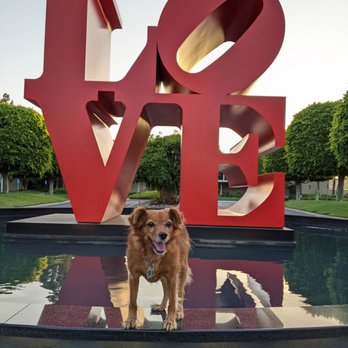 Robert Indiana's LOVE Sculpture - Cute dog may not be present upon your visit - Landmarks & Historical Buildings Near Me - Rosemead, California Robert Indiana's LOVE Sculpture - Cute dog may not be present upon your visit - Landmarks & Historical Buildings Near Me - Rosemead, California