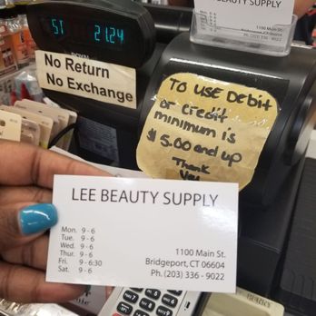 Lee Beauty Supply - I loved that they provide business cards at the register. - Cosmetics & Beauty Supply Near Me - Bridgeport, Connecticut Lee Beauty Supply - I loved that they provide business cards at the register. - Cosmetics & Beauty Supply Near Me - Bridgeport, Connecticut