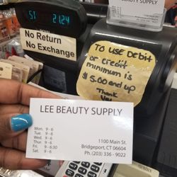 I loved that they provide business cards at the register.