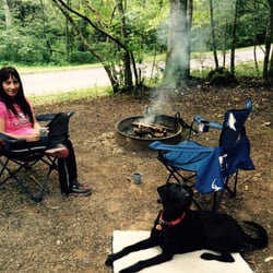 Lake Winfield Scott Recreation Area - Loved the fire pits for warming up or cooking steaks!