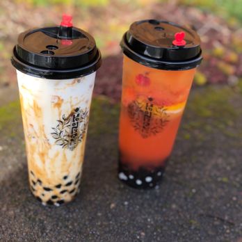 Yoonique Tea - Brown Sugar Boba, Strawberry Peach Oolong Tea - Tea Rooms Near Me - Portland, Oregon Yoonique Tea - Brown Sugar Boba, Strawberry Peach Oolong Tea - Tea Rooms Near Me - Portland, Oregon
