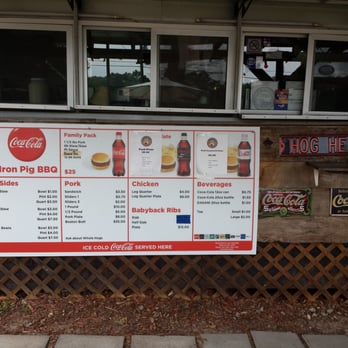 Iron Pig BBQ - Menu board - Barbeque Near Me - Jefferson, Georgia