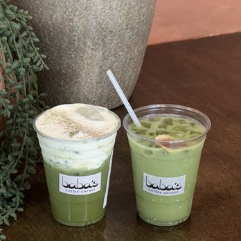 Baba's Coffee Corner - vanilla cardamom matcha, fig matcha - Coffee & Tea Near Me - Orange, California