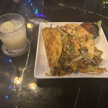 Vandal Hookah Lounge - Coconut margarita/chicken tacos - Hookah Bars Near Me - New Orleans, Louisiana