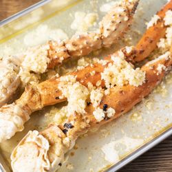 Crab Boil & Things - King Crab legs in butter boil