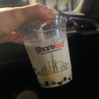 Sharetea - Taro with ice cream blended in, egg pudding and additional add boba. - Bubble Tea Near Me - Beaverton, Oregon