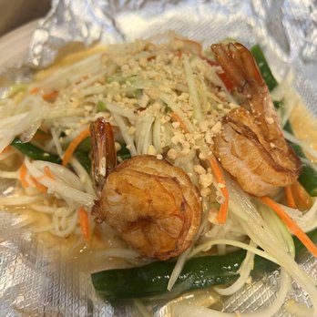 Chick Corner Thai Kitchen - Papaya Salad. So good ! - Thai Near Me - Valley Village, California