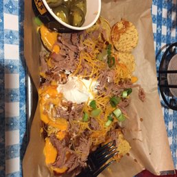 Pulled pork nachos Pulled pork nachos