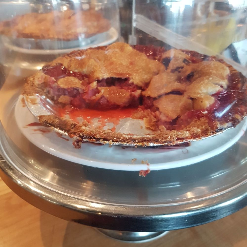 Pie on display Pie on display