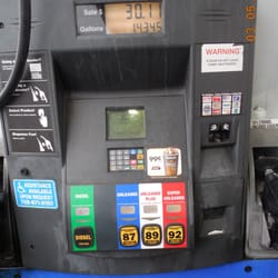 Thorntons - A closeup of the pump