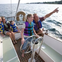 All Hands Sailing - Families enjoy learning how to sail with the safety of a licensed captain