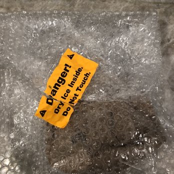 Good Eggs - Dry ice clearly marked - Food Delivery Services Near Me