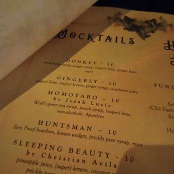 The Wicked Wolf - mocktails (you can also add any spirit of your choice to any of them, for the price of the spirit add-on! Often $2-5) - Tea Rooms Near Me - Long Beach, California The Wicked Wolf - mocktails (you can also add any spirit of your choice to any of them, for the price of the spirit add-on! Often $2-5) - Tea Rooms Near Me - Long Beach, California