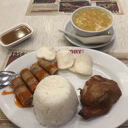 Classic Savory - Classic chicken with Shanghai rolls.