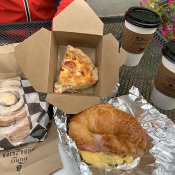 Hello, Good Pie - Cinnamon roll, Ham, Broccoli, Onion & Cheese Quiche, Croissant with ham, egg & cheese - Breakfast & Brunch Near Me - Belgrade Lakes, Maine Hello, Good Pie - Cinnamon roll, Ham, Broccoli, Onion & Cheese Quiche, Croissant with ham, egg & cheese - Breakfast & Brunch Near Me - Belgrade Lakes, Maine