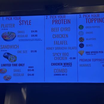 The Halal Guys - January 2025 menu - Halal Near Me - Tustin, California