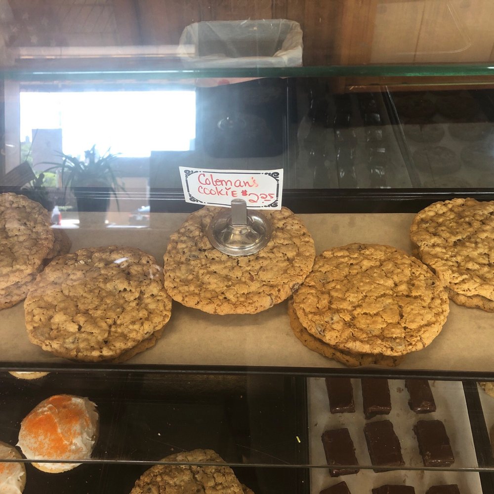Coleman's Burgers & Bakery - #1 seller-oatmeal, chocolate chip and pecan cookies - Burgers Near Me - Okmulgee, Oklahoma Coleman's Burgers & Bakery - #1 seller-oatmeal, chocolate chip and pecan cookies - Burgers Near Me - Okmulgee, Oklahoma