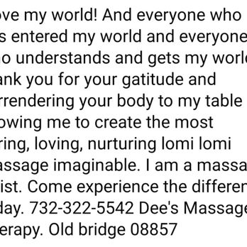 Dee's Massage Therapy - Massage Near Me - Old Bridge, New Jersey