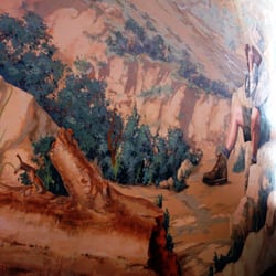 LA County Library - La Crescenta Library - Beautiful mural on the wall. Amazing artist