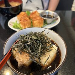 Kazoku Sushi - Agedashi Tofu and Shrimp Shumai