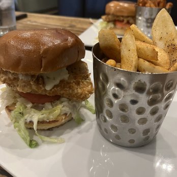CraftWay Kitchen - Plano - Fried Fish Sandwich w/ fries - New American Near Me - Plano, Texas CraftWay Kitchen - Plano - Fried Fish Sandwich w/ fries - New American Near Me - Plano, Texas