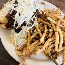 Hi Way Bar & Cafe - BBQ steak sandwich.