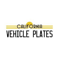 California Vehicle Plates