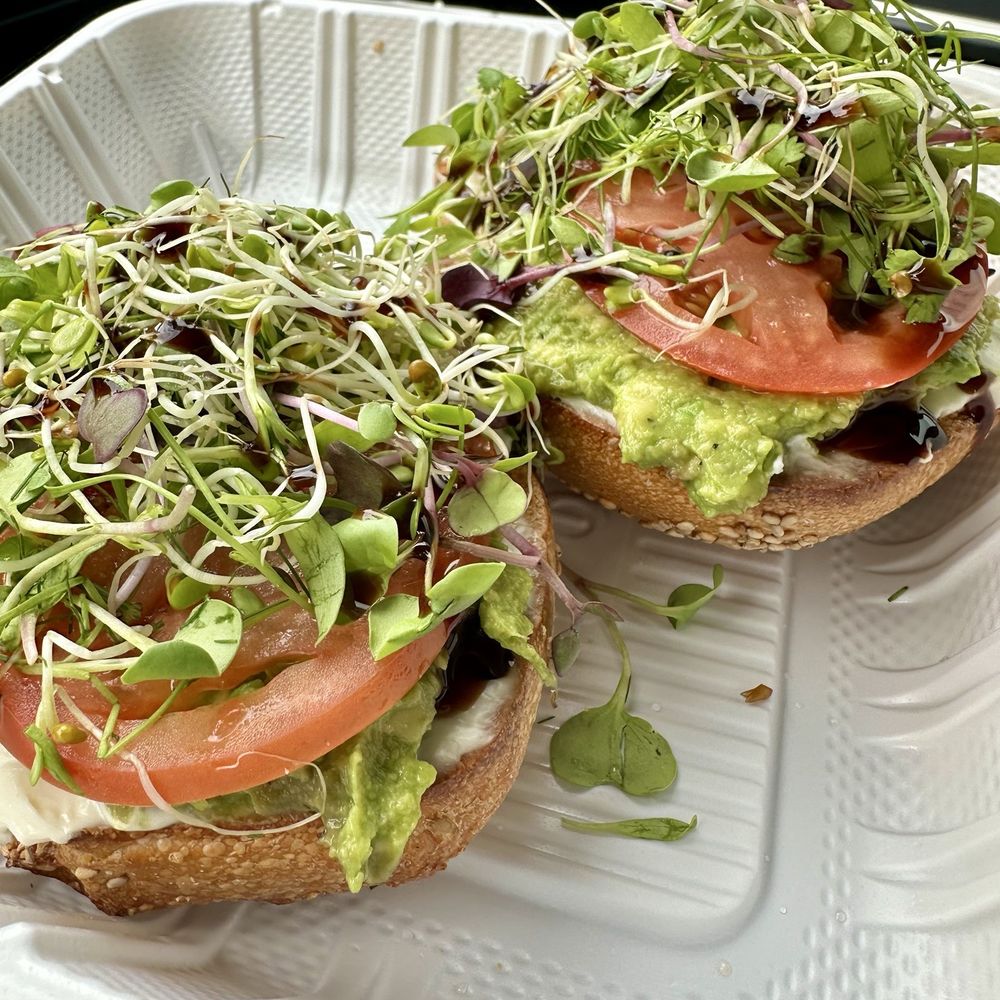Fin's Bagels - Avocado Bagel on Sesame - Bagels Near Me - Honolulu, Hawaii Fin's Bagels - Avocado Bagel on Sesame - Bagels Near Me - Honolulu, Hawaii