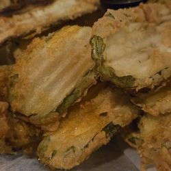 toasted. - Fried pickles